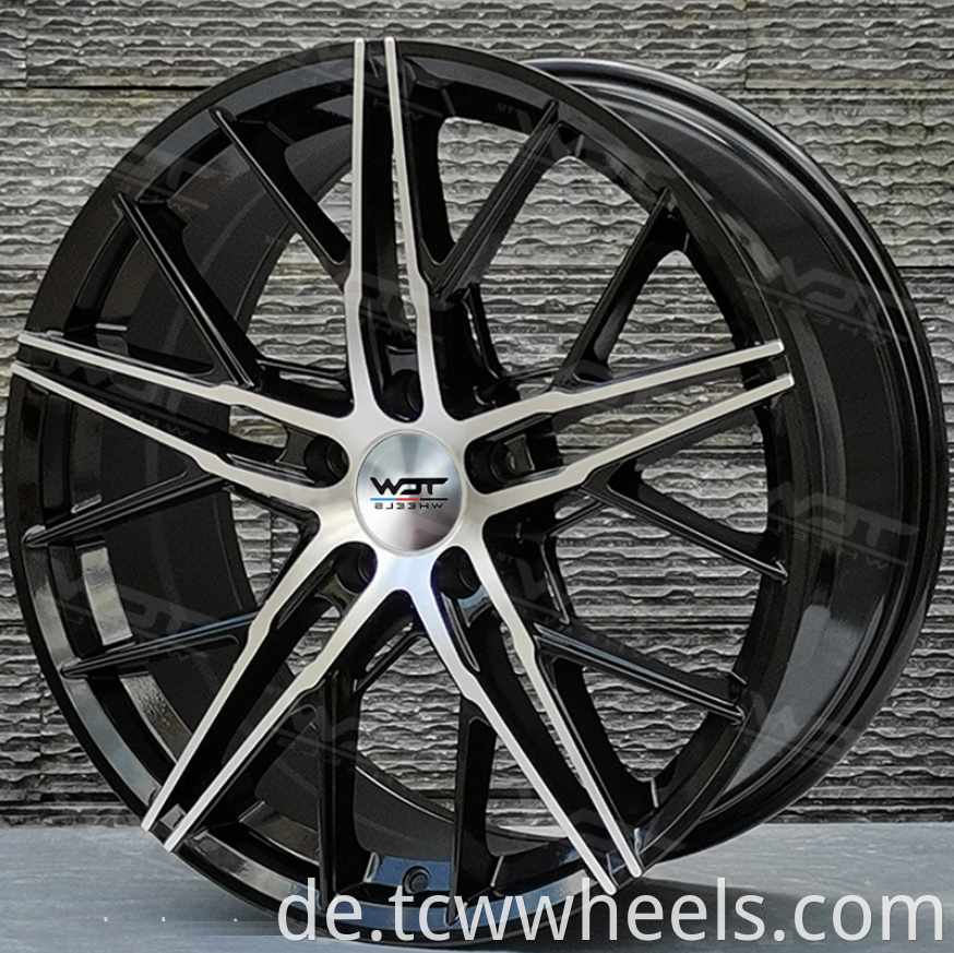 Alloy car wheels with less loss